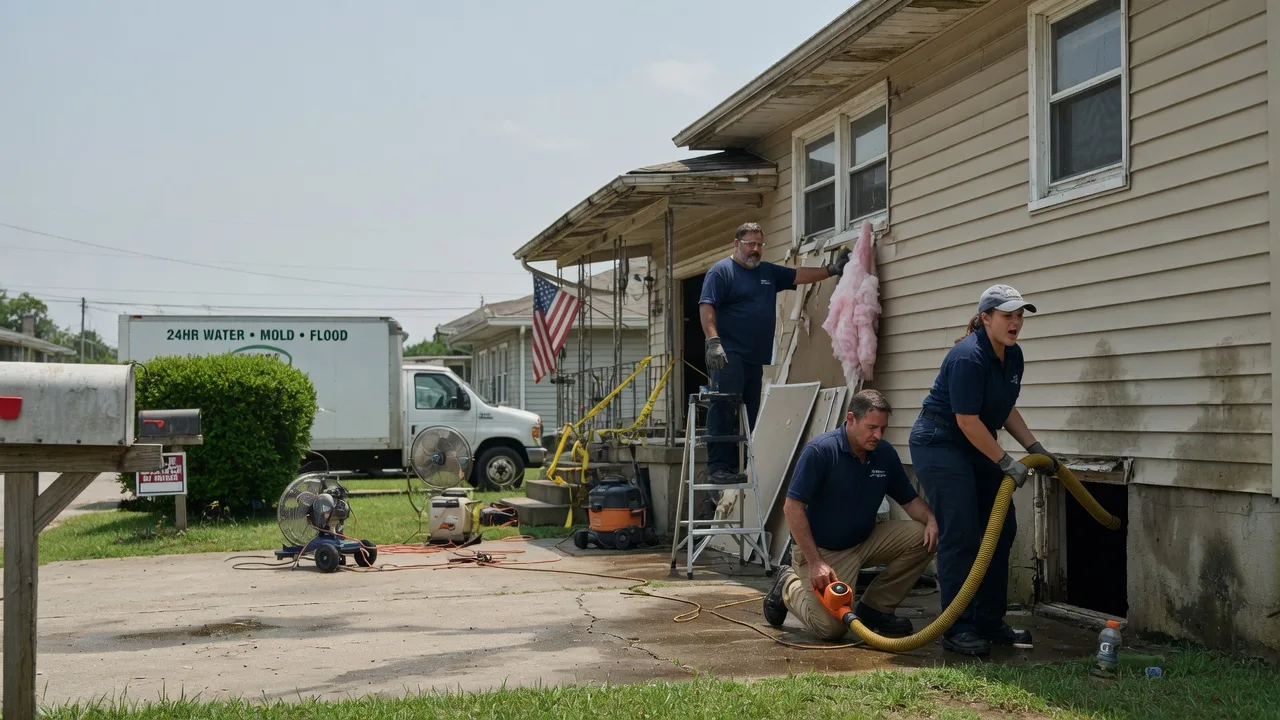 Water Damage Repair in Central, LA near me